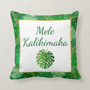 Mele Kalikimaka Hawaiian Weihnachtsfeiertag Kissen