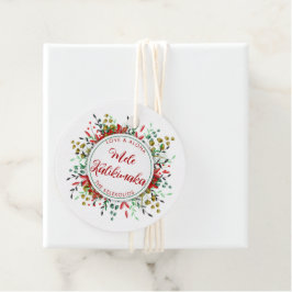 Mele Kalikimaka Hawaiian Weihnachtsgeschenk Tags Geschenkanhänger