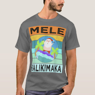 Mele Kalikimaka Hawaiian Weihnachtsmann Ugly T-Shirt