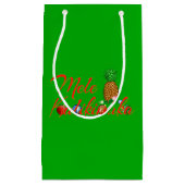 Mele Kalikimaka Hawaiianer-Ananas Kleine Geschenktüte (Vorderseite)