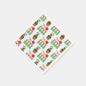 Mele Kalikimaka Hawaiianische Ananas Frohe Weihnac Serviette (Ecke)