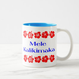 Mele Kalikimaka Hawaiianische Tasse für den Weihna