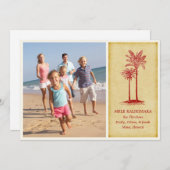 Mele Kalikimaka Hawaiianische Weihnachtskarten Feiertagskarte (Vorne/Hinten)