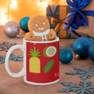 Mele Kalikimaka Hawaiianische Weihnachtszeit-Tasse Kaffeetasse