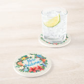 Mele Kalikimaka Hawaiianischer Weihnachtskrieg Getränkeuntersetzer (Seite)