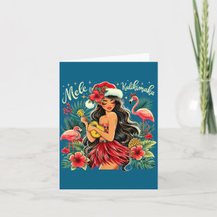 Mele Kalikimaka Hawaiianisches Weihnachten Hula Mä Karte