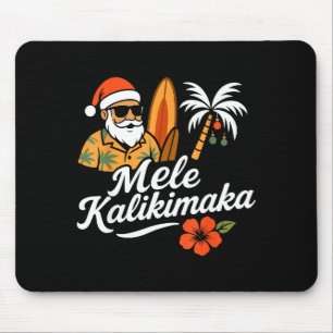 Mele Kalikimaka Hawaiianisches Weihnachten Santa H Mousepad