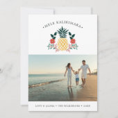 Mele Kalikimaka | Hawaiianisches WeihnachtsFoto Feiertagskarte (Vorderseite)