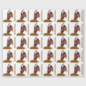 Mele Kalikimaka hawaiische Geschenk-Verpackung Geschenkpapier (Flach)