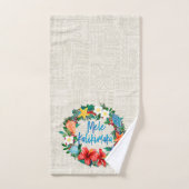 Mele Kalikimaka hawaiischer WeihnachtsKranz Handtuch (Handtuch)
