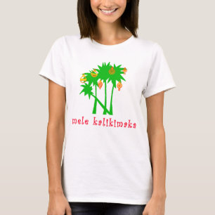 Mele Kalikimaka hawaiisches Weihnachtskleid T-Shirt