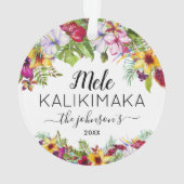 Mele Kalikimaka Holiday Ornament (Rückseite)