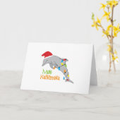 Mele Kalikimaka Karte (Gelbe Blume)