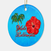 Mele Kalikimaka Keramikornament (Links)