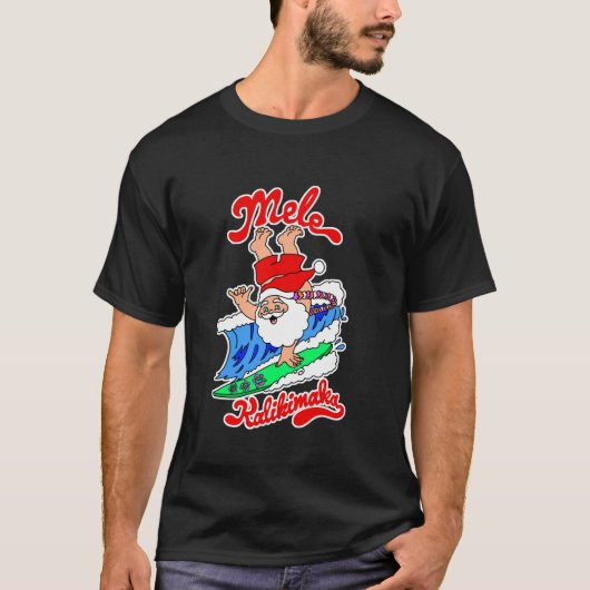 Mele Kalikimaka Long Sleeve T Shirt Hawaii Christm (Vorderseite)