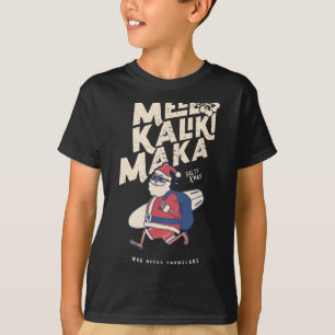 Mele Kalikimaka Lustiger Weihnachtsmann Hawaiianis T-Shirt
