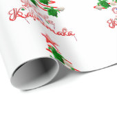 Mele Kalikimaka-Meeresschildkröten Geschenkpapier (Rolleneckpunkt)