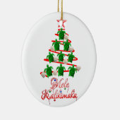 Mele Kalikimaka-Meeresschildkröten Keramikornament (Rechts)