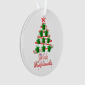 Mele Kalikimaka-Meeresschildkröten Ornament (Vorderseite)