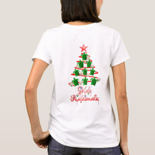 Mele Kalikimaka-Meeresschildkröten T-Shirt