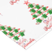 Mele Kalikimaka-Meeresschildkröten Tischdecke (Schrägansicht)