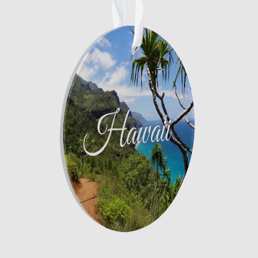 Mele Kalikimaka Merry Christmas Hawaii Keepake Ornament (Vorderseite)