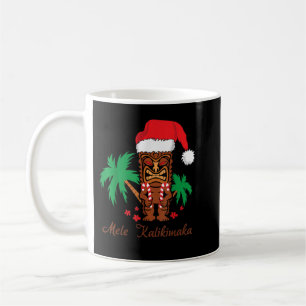 Mele Kalikimaka Merry Christmas Hawaiian Tiki Kaffeetasse