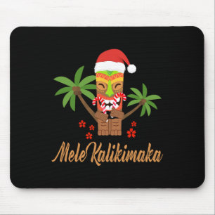 Mele Kalikimaka Merry Christmas Hawaiian Xmas Gift Mousepad