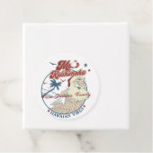 Mele Kalikimaka Merry Christmas Santa Hawaiian Geschenkanhänger (Beispiel)