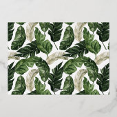 Mele Kalikimaka Modernes Foto Folien Feiertagskarte (Rückseite)