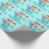 Mele Kalikimaka Niedlich Beach Weihnachten Geschenkpapier (Ecke)