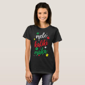 Mele Kalikimaka Niedliche Blume Weihnachten Hawaii T-Shirt (Vorne ganz)