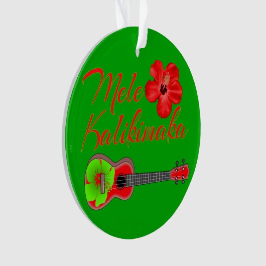 Mele Kalikimaka Ornament (Vorderseite)