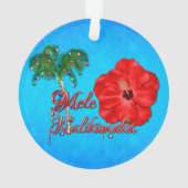 Mele Kalikimaka Ornament (Rückseite)