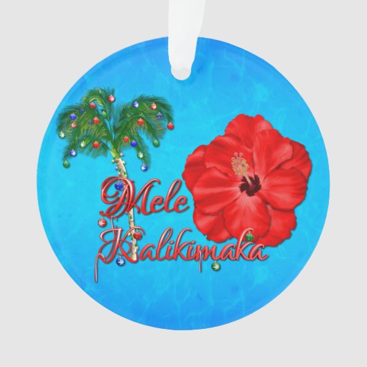 Mele Kalikimaka Ornament (Vorderseite)