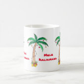 Mele Kalikimaka Palm Tree Ananas Weihnachten Kaffeetasse (Mittel)