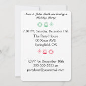 Mele Kalikimaka Palme Tree für Weihnachten Einladung (Rückseite)