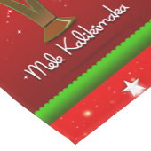 Mele Kalikimaka Palme Tree für Weihnachten Kurzer Tischläufer (Ecke)