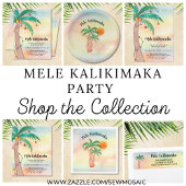 Mele Kalikimaka-Party Einladungspostkarte