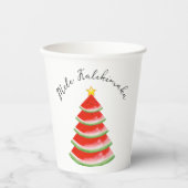 Mele Kalikimaka-Party Pappbecher (Vorderseite)