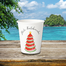 Mele Kalikimaka-Party Pappbecher