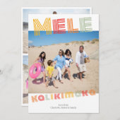 Mele Kalikimaka Personalisierte Weihnachten (Vorne/Hinten)