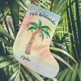 Mele Kalikimaka Personalized Kleiner Weihnachtsstrumpf