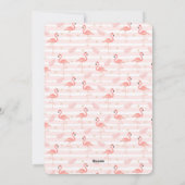 Mele Kalikimaka Pink Flamingo Foto Weihnachten (Rückseite)