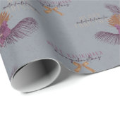 Mele Kalikimaka Plum, Zuckerpflaume Geschenkpapier (Rolleneckpunkt)