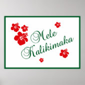 Mele Kalikimaka Poster (Vorne)