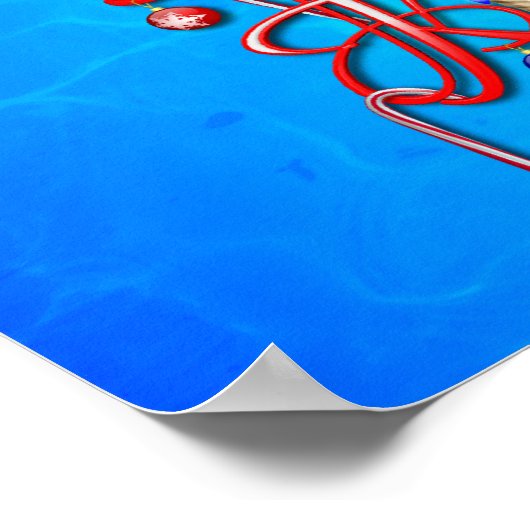 Mele Kalikimaka Poster (Ecke)