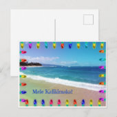 Mele Kalikimaka! Postkarte (Vorne/Hinten)