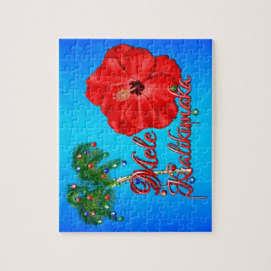 Mele Kalikimaka Puzzle (Vertikal)