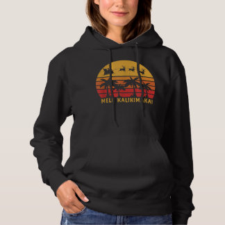 Mele Kalikimaka Retro Hawaii Christmas Hawaii Hoodie